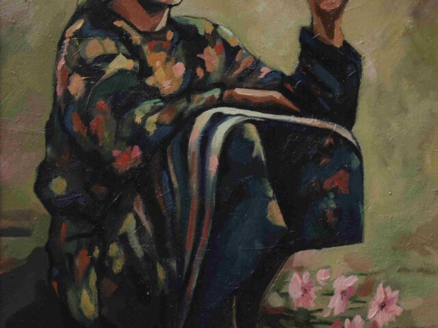 Ragazza con fiori